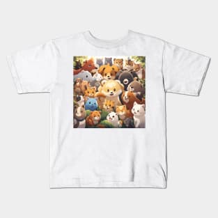 Animal Christmas Kids T-Shirt